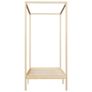 Canopy Bed Frame Solid Pine Wood 90x200 cm Image 4