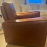 Mid century leather club armchairs Image 3