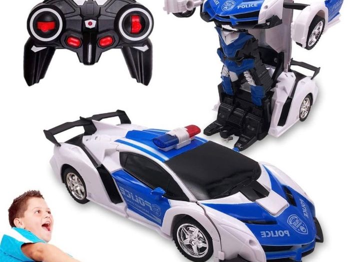 2 in 1 Transforming Remote Control Car, One Click Deformation Robot RC Car Toys for Kids Age 3 4 5 6  Year Old, Rechargeable 360 Degree Rotation with Light MULTIPLE COLOURS AVAILABLE (FREE POSTAGE)