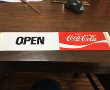 Coca Cola Open And Close Store Sign