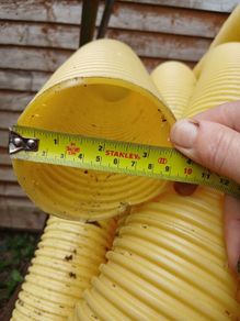 Land drain perforated 9cm x 26m