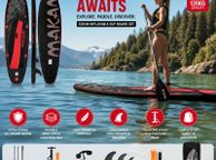 main image for ad SUP Inflatable Stand Up Paddle Board 320x80x15 cm