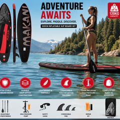 SUP Inflatable Stand Up Paddle Board 320x80x15 cm