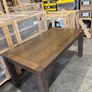 EZ Living Solid Oak Dining Table Image 8