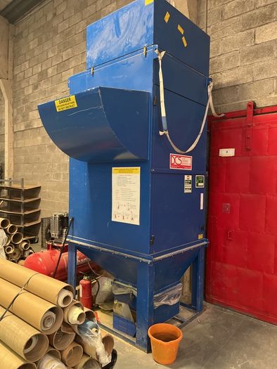 Industrial dust control unit