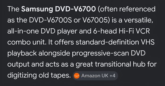 DVD & VCR combo