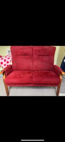 Traditional two-seater sofa