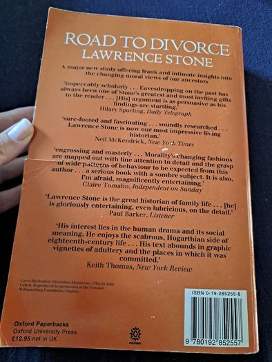 Road to Divorce England 1530 to 1987 Lawrence Stone