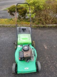petrol lawnmower