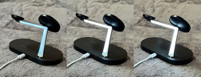 5 in 1 MagSafe Charging Dock Station with LED Night Light for iPhone, Apple Watch, AirPods