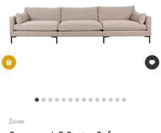 Woo Design 4.5 seater Zuiver Summer Sofa plus Hocker
