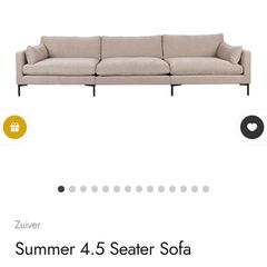 Woo Design 4.5 seater Zuiver Summer Sofa plus Hocker