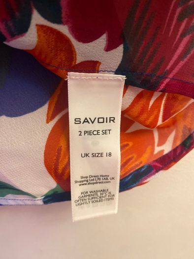 Savoir floral dress and matching bolero (size 18)