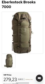 Eberlestock Brooks 7000 Backpack + Modframe System - NEW - Military Green