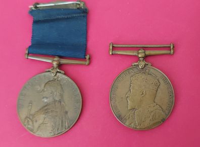 Royal Visit To Ireland 1900 And 1903 Pair Of  Medals