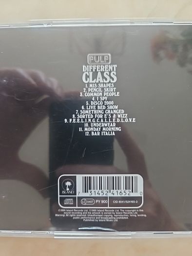 Pulp CD - Different Class