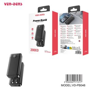 New Ven-Dens 20000mAh 22.5W 2 in 1 Fast Charging Power Bank