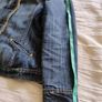 Vintage denim cotton faux fur warm lined jacket with three pockets in very good condition see last three photos for exact measurements FREE STANDARD POSTAGE INCLUDED Image 8