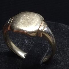 Antique 9ct Gold Birmingham Hallmarked Signet Ring Size 58.5