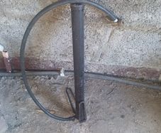very old manual bicycle pump