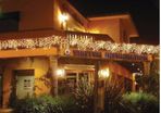 4mx0.6m 96 Leds Curtain Icicle String Light