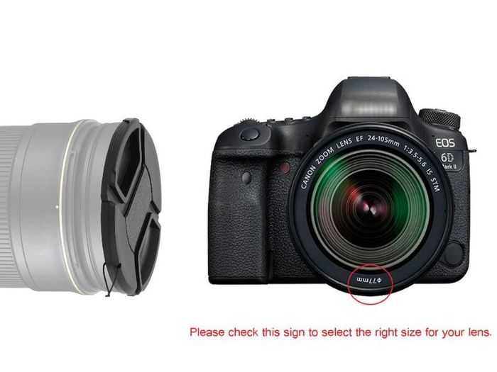 40.5mm Lens Cap Centre Pinch Front Cover Canon Nikon Sony