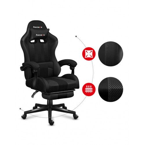 Huzaro Force 4.7 Carbon Mesh Gaming Chair with Footrest