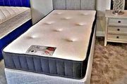 Brand New Stylish single Divan Beds.. Multiple Options Of Headboards. Tufted Memory Foam Mattresses Available. Drawers Storage Available