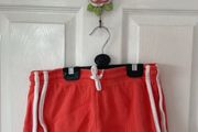 Salmon/coral cotton shorts