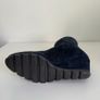 Navy Suade Carl Scarpa Wedge Boots Image 6