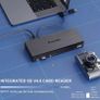 WAVLINK USB-C Quad Display 4K Universal Dock WL-UG69PD8 Pro Docking Station 180w Apple dell Lenovo Image 6