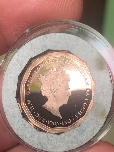 Proof 2021 9ct Rose Gold Elizabeth II Threepence With COA