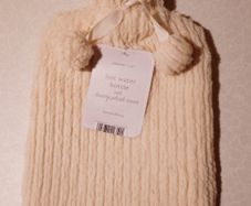 Country Club, Hot Water Bottle With Plush Cover (brand New).
