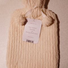Country Club, Hot Water Bottle With Plush Cover (brand New).