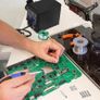 2 in 1 740W hot air gun LCD Digital display welding rework station for cell-phone BGA SMD PCB IC Repair solder iron hairdry Image 7