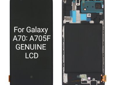 Samsung Galaxy A70 (a705f/ds) Display, Black, Gh82-19747a