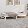 Day Bed | White | Solid pinewood | Double Image 2