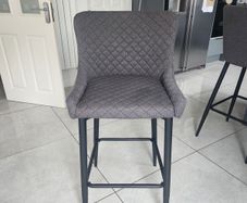 3 x charcoal jysk bar stools