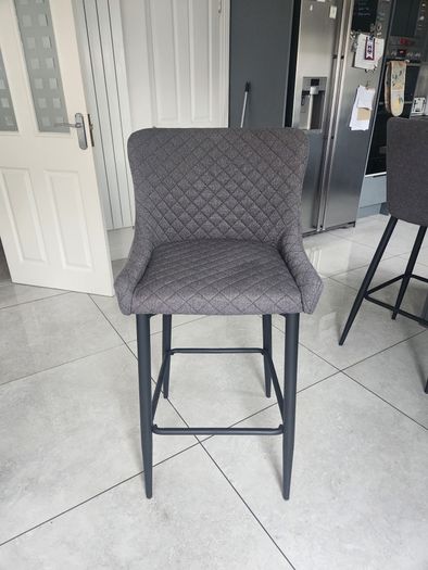 3 x charcoal jysk bar stools