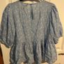 New Look blue peplum top BNWT Image 2