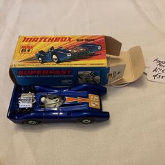 Matchbox 61. Blue shark. Mint in box