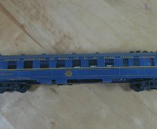 Vintage Hornby AcHO 7390 CIWL Dining Car 3668 Blue Orient Express HO Scale