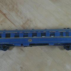 Vintage Hornby AcHO 7390 CIWL Dining Car 3668 Blue Orient Express HO Scale