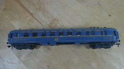 Vintage Hornby AcHO 7390 CIWL Dining Car 3668 Blue Orient Express HO Scale