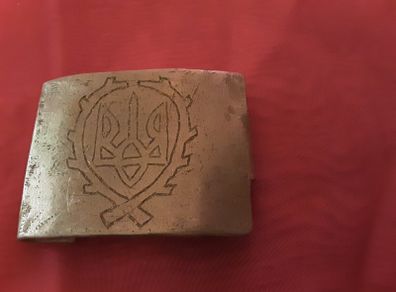 trench art buckle: militaria