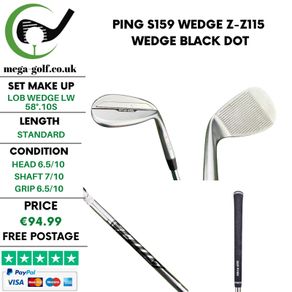 Ping S159 Wedge Lw 58 Degree.10S / Z-Z115 Wedge / Black Dot
