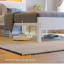 3FT Single Bed Frame with LED Lights and Charging Station Image 4