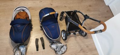 Egg Stroller Regal Navy with Bag