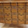 Vintage French Carved Oak Chest of Drawers Image 4
