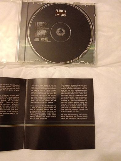 Planxty Live 2004 Cd